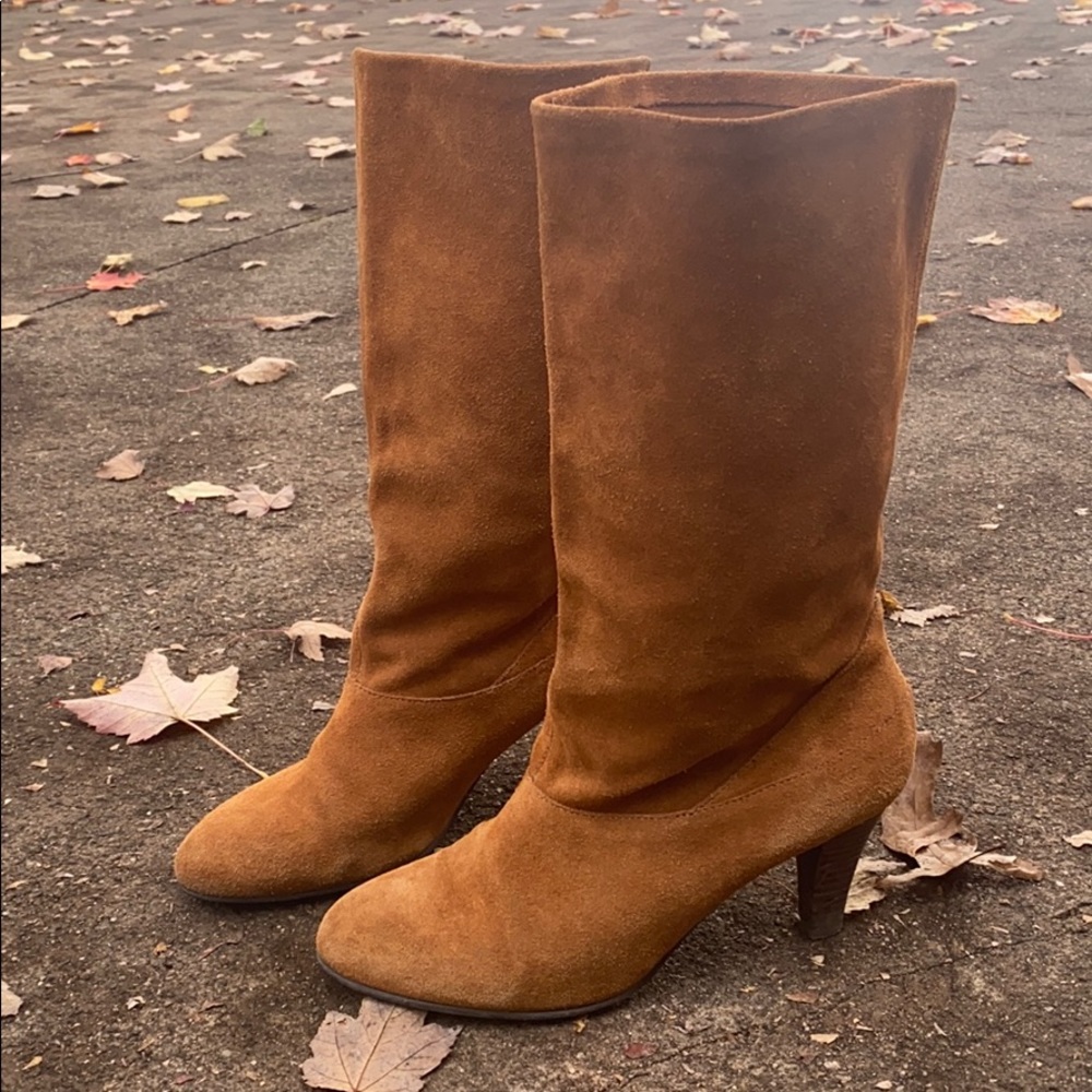 Slip On Suede Boots
